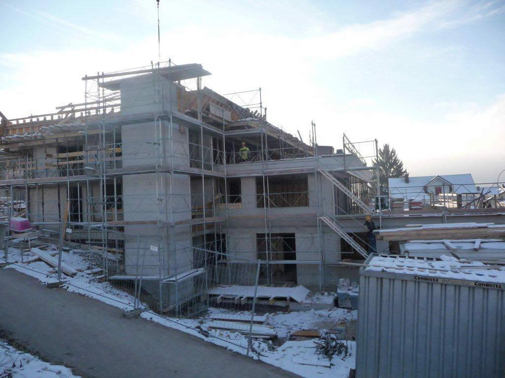Terrassenhaus Baufortschritt